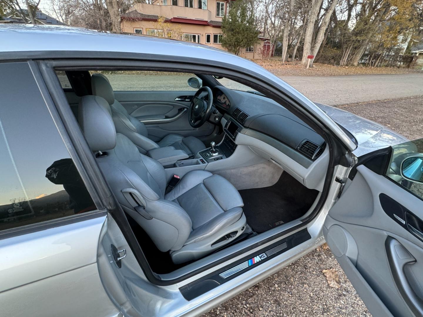 2003 Silver /Grey BMW M3 M3 (WBSBL93463J) with an 3.2-liter inline-six engine, SMG transmission, located at 2510 47th St. Suite 200, Boulder, CO, 80301, (303) 641-0333, 40.026196, -105.243217 - This Beautiful Newly Painted 2003 BMW M3 coupe is powered by a 3.2-liter inline-six linked with a six-speed SMG sequential transmission and a limited-slip differential was acquired by Boulder Motors, February 2023 in Boulder CO. A full Premium Synthetic Oil Service and Multi-Point Inspection was per - Photo#15